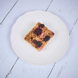 Apple & Blackberry Streusel Slice