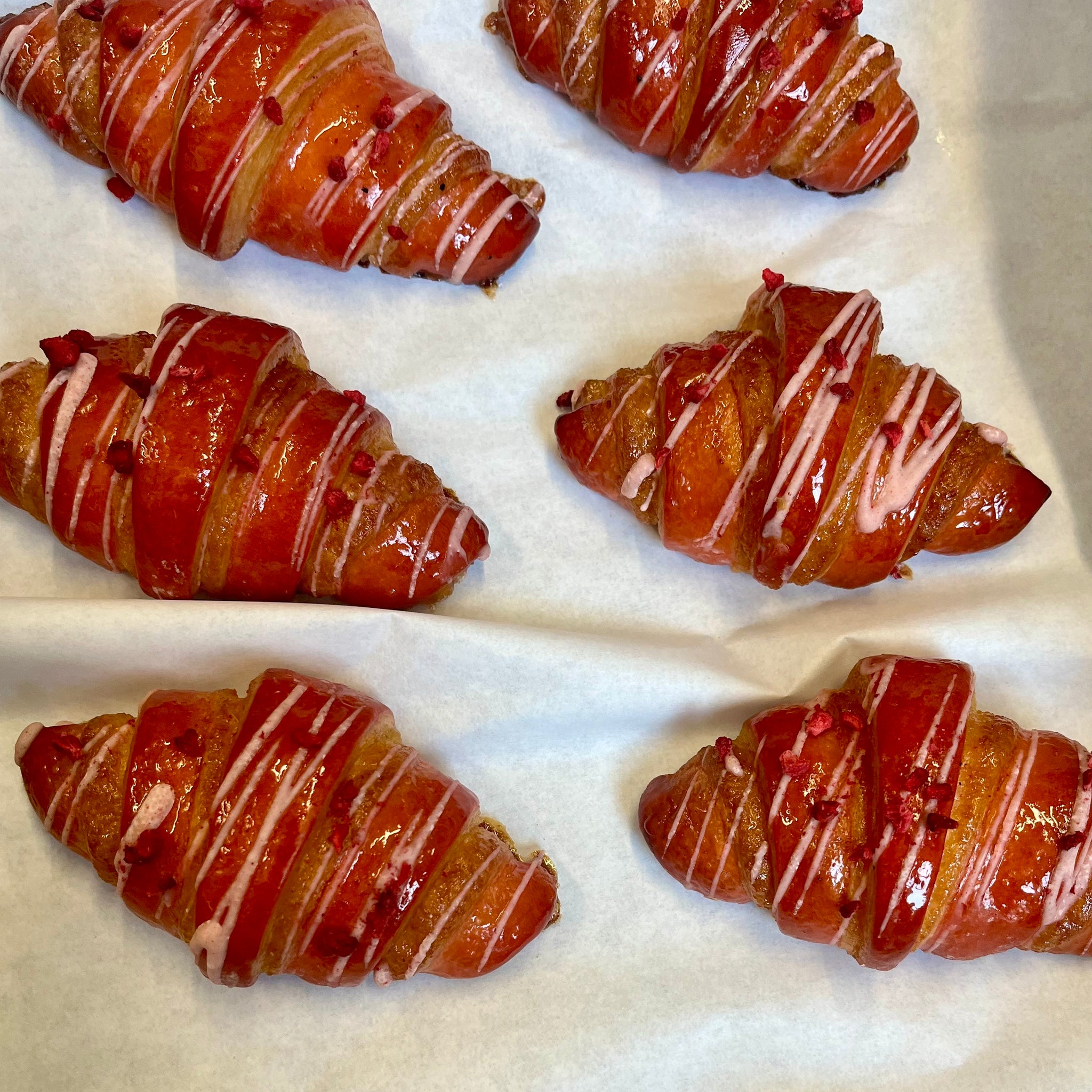 Rose Mini Croissants